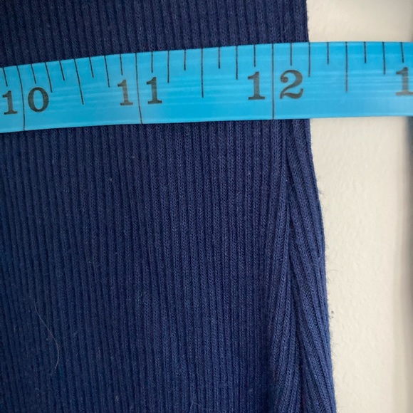 LULUS Phenomenal Feeling Navy Blue Knit Turtleneck Bodycon Dress - Picture 4 of 6